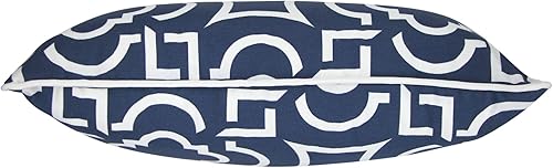 Miniatura 3 de INFBLUE Juego de 2 almohadas decorativas para patio, exteriores e interiores, repelente al agua, para patio, jardín (12 x 20 pulgadas, geometría