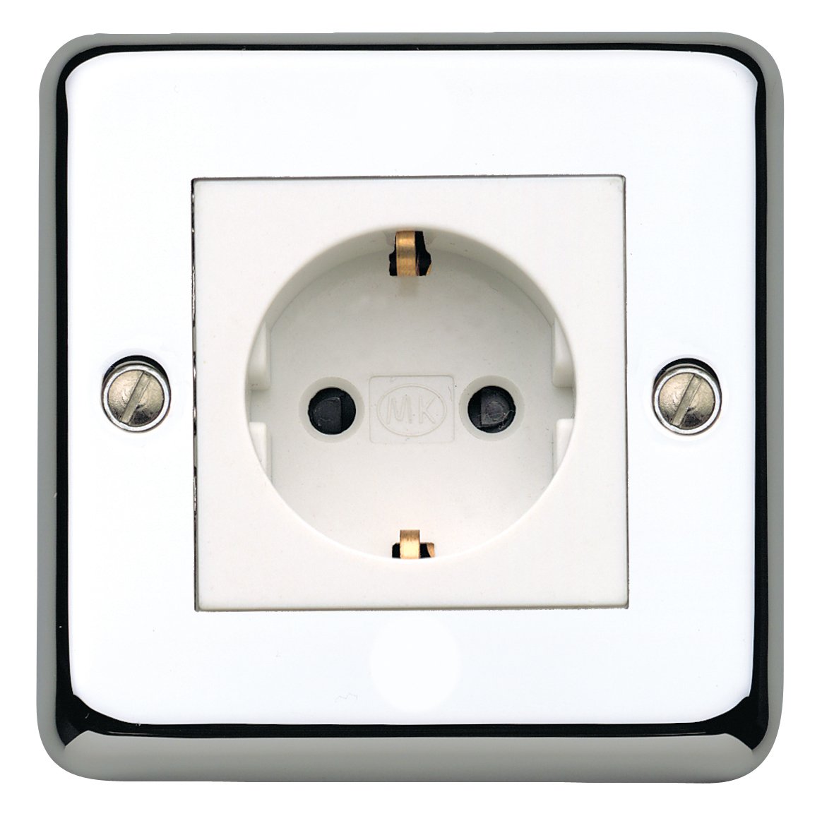 MK Chroma Plus K182PCR 1-Gang Euro Data Frontplate