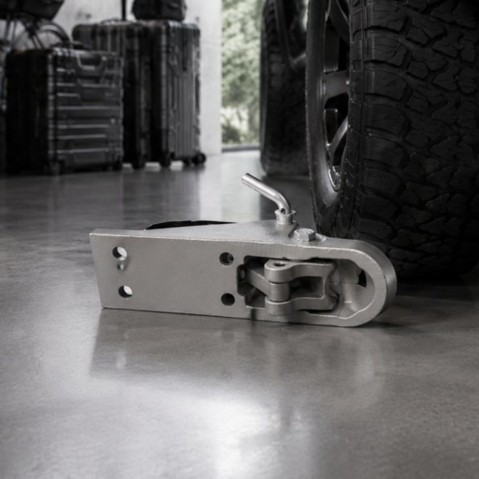 50-mm-kugelkopfkupplung guss 50mm kugelkupplung montagebohrungen transportzubehör, C-Modell, Tragfähigkeit 2000 Kg Ohne Befestigungsschrauben