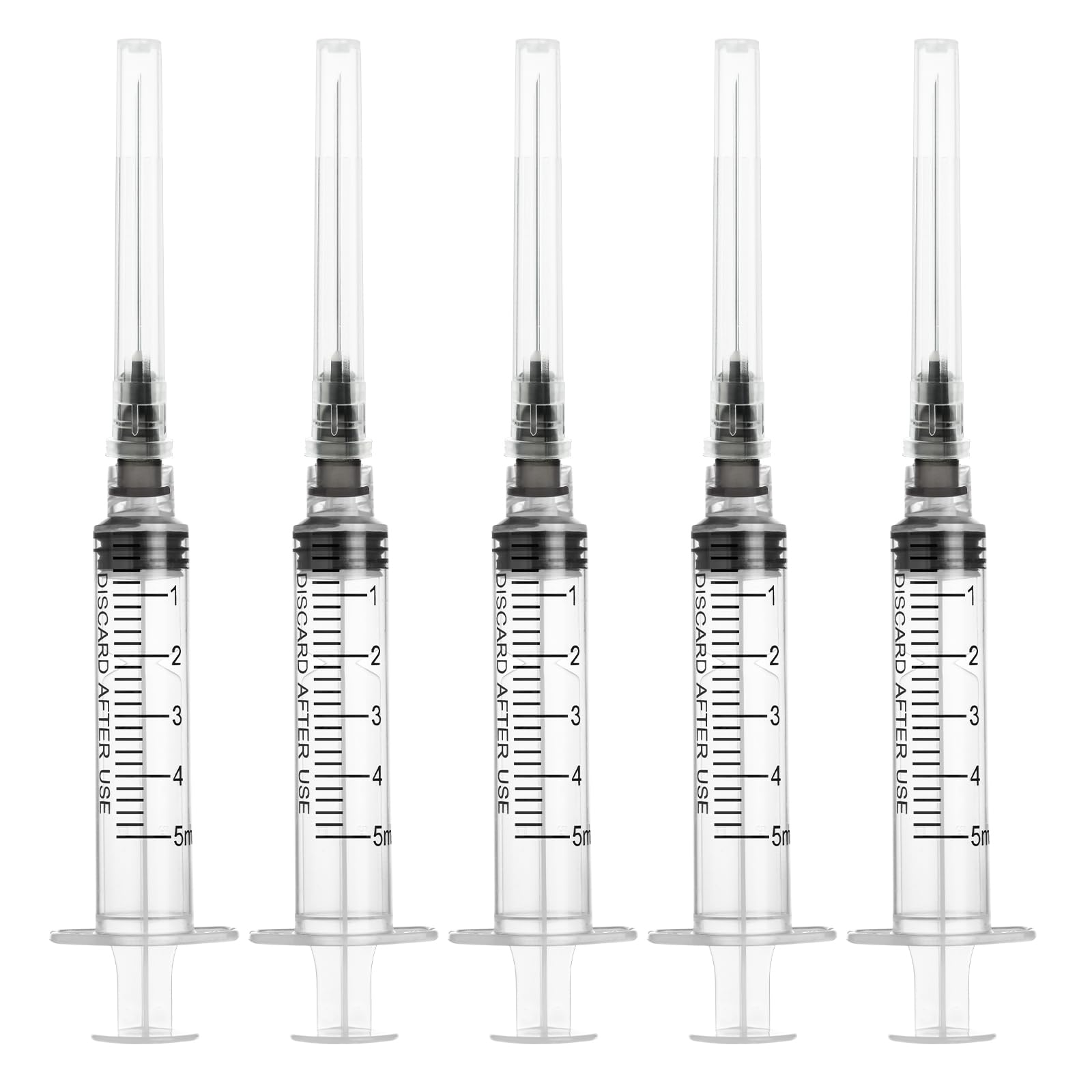 1ml Syringe, 1cc Luer Lock Syringes with 25G 1 inch Needle, for Lab Liquids Refilling , Individually Wrapped , 100 Pack — Amazon image 12