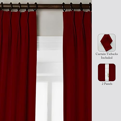 Miniatura 2 de Magic Drapes decoración para el hogar  Cortinas opacas de poliéster con aislamiento térmico que bloquean la luz y reducen el ruido, de eficiencia