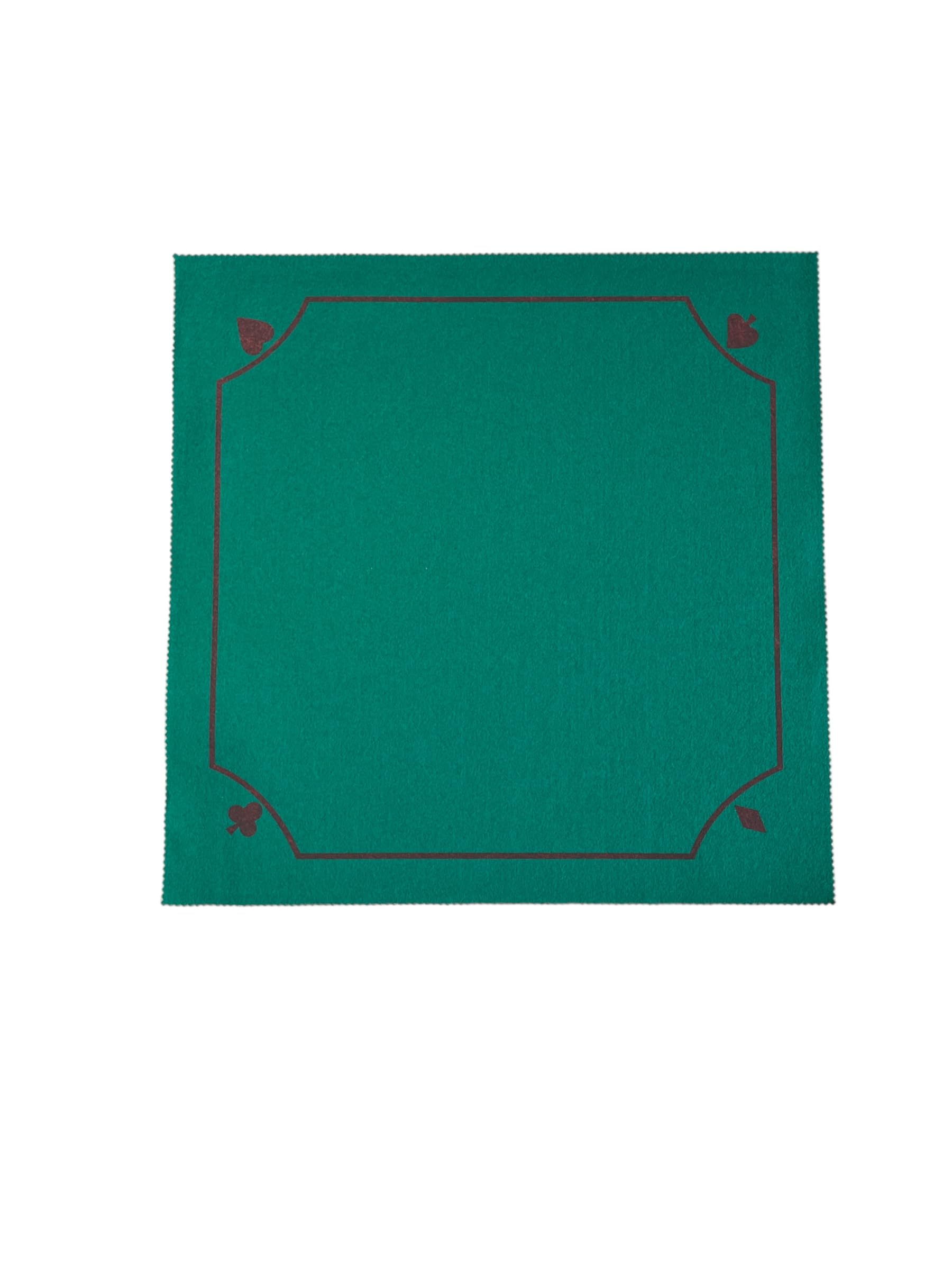 BLUECHOLON Mat Cards  Poker Mat  Poker Game Mat  Folding Travel Poker Mat  Travel Cards Mat (Poker)