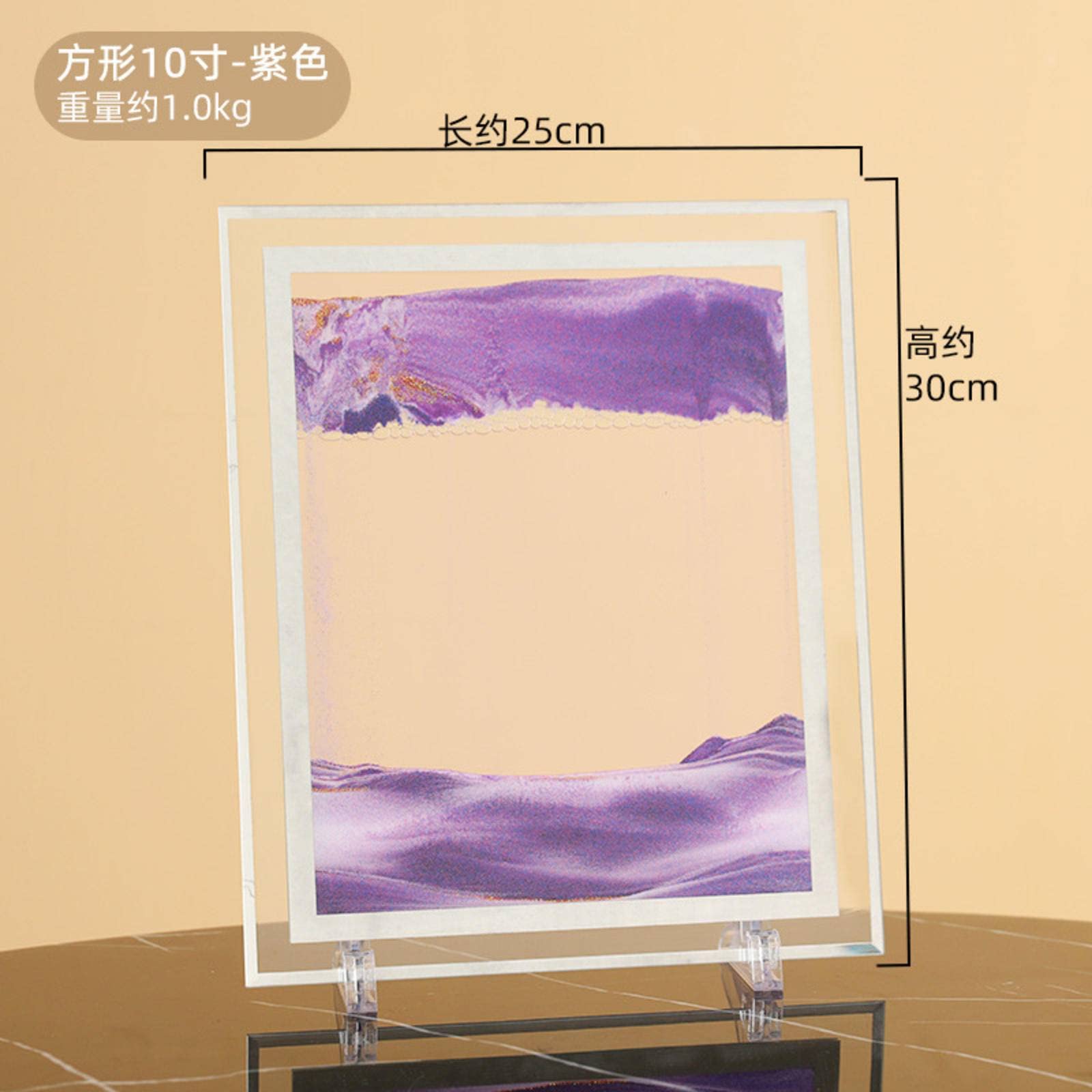 创意沙漏摆件家居客厅桌面摆设液体解压流沙画办公装饰品生日礼物