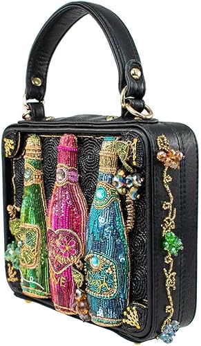 Miniatura 4 de Mary Frances In the Spirit - Cócteles con asa superior con cuentas, bolso champán, multicolor, Multi