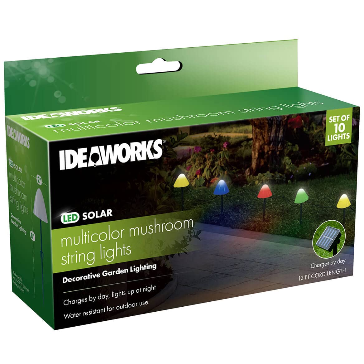 Fox Valley Traders10-Piece Solar Mushroom Lights