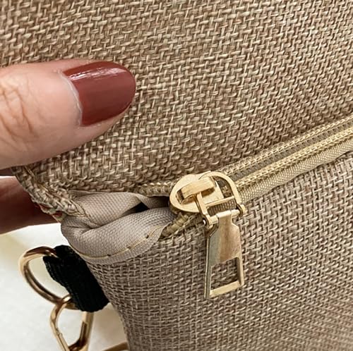 Bucket Bag Niche Design Bohemian Ethnic Style Crossbody Bag Commuter Canvas Shoulder Bag For Women3