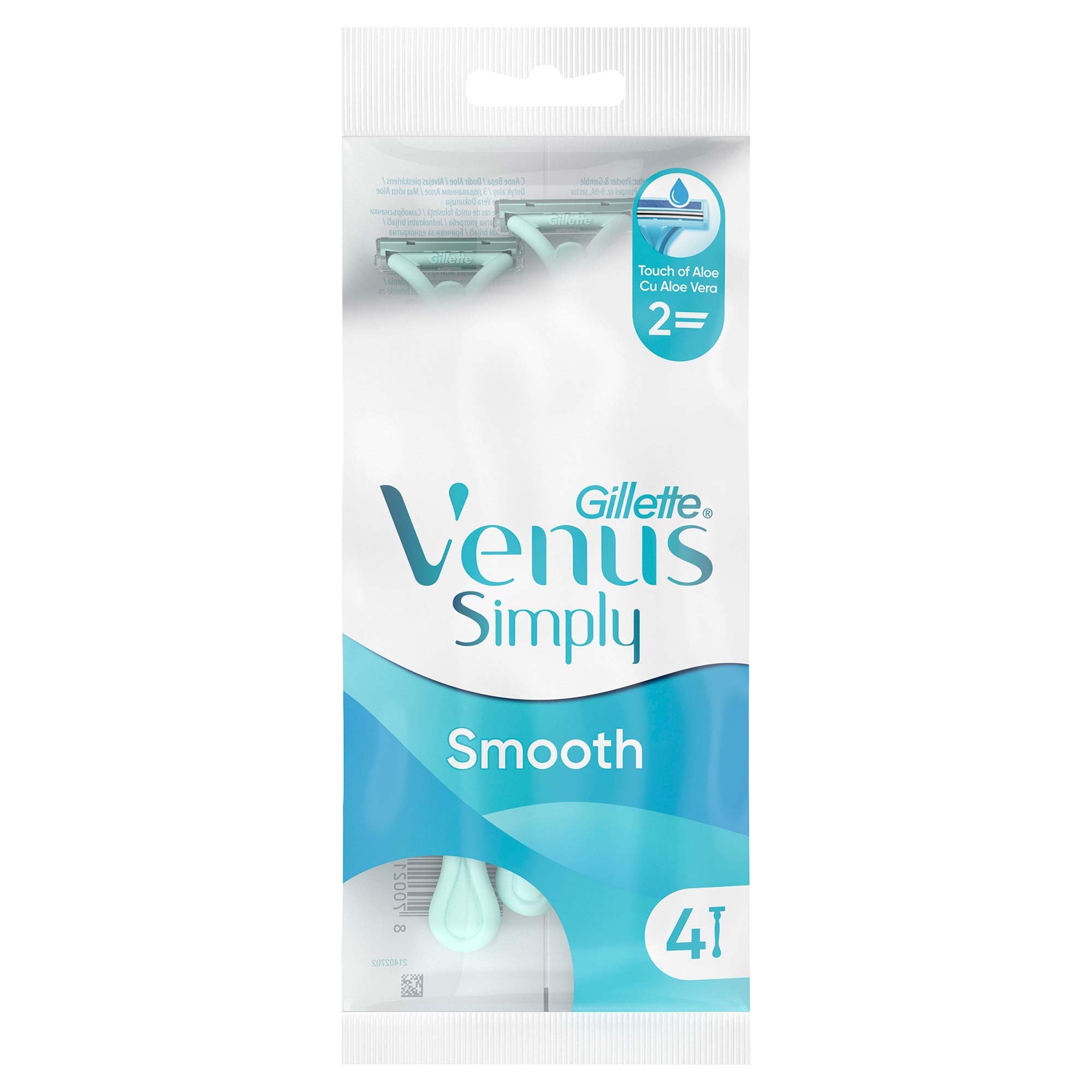 ALT VENUS クリスタリューション 30g 2本 Gillette Venus Simply Venus 2 Kullan At Kadın Tıraş Bıçağı 4'lü