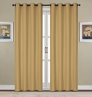 90 in. Gold Kennedy Grommet Panel