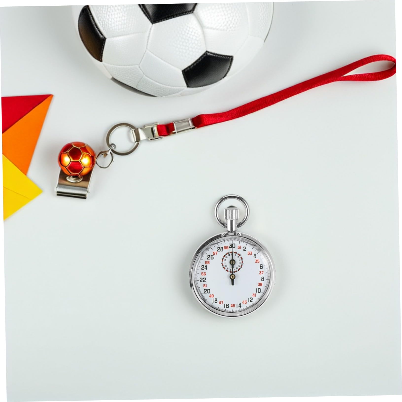 Cronometro Meccanico in Metallo Secondi per Esperimenti di Fisica Timer Analogico Portatile per Corsa e Attività Outdoor Stopwatch Multifunzionale Ergonomico per Insegnamento e
