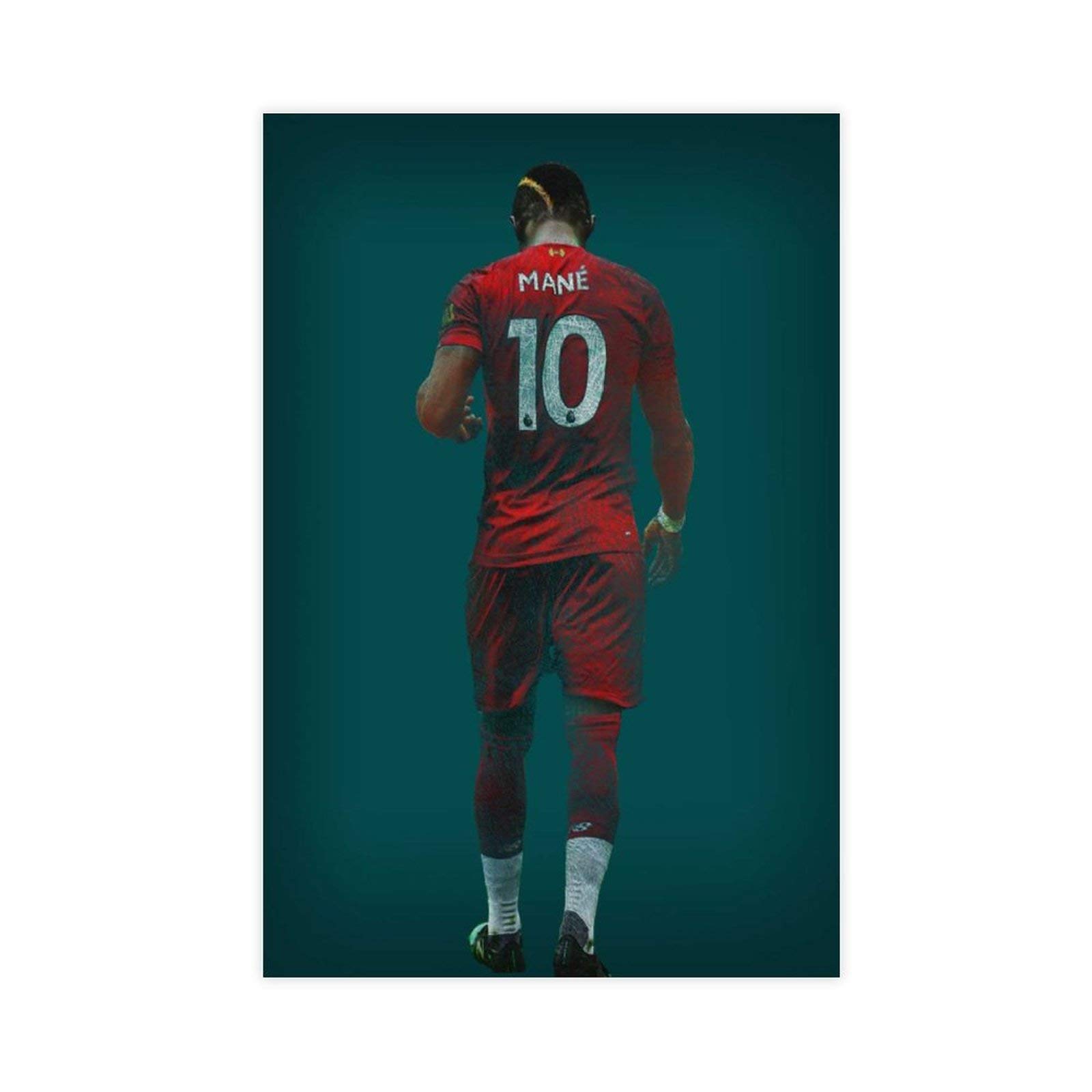 Yingxi Sadio Mane Posters Soccer Football Art 1 Canvas Wall Art Decor Print Picture Paintings For Living Room Bedroom Decoration Unframe:12×18Inch(30×45Cm)