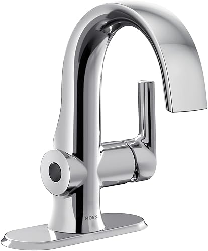 Miniatura 10 de Moen Doux S6910EW - Grifo cromado para lavabo de baño, sin contacto, sin contacto
