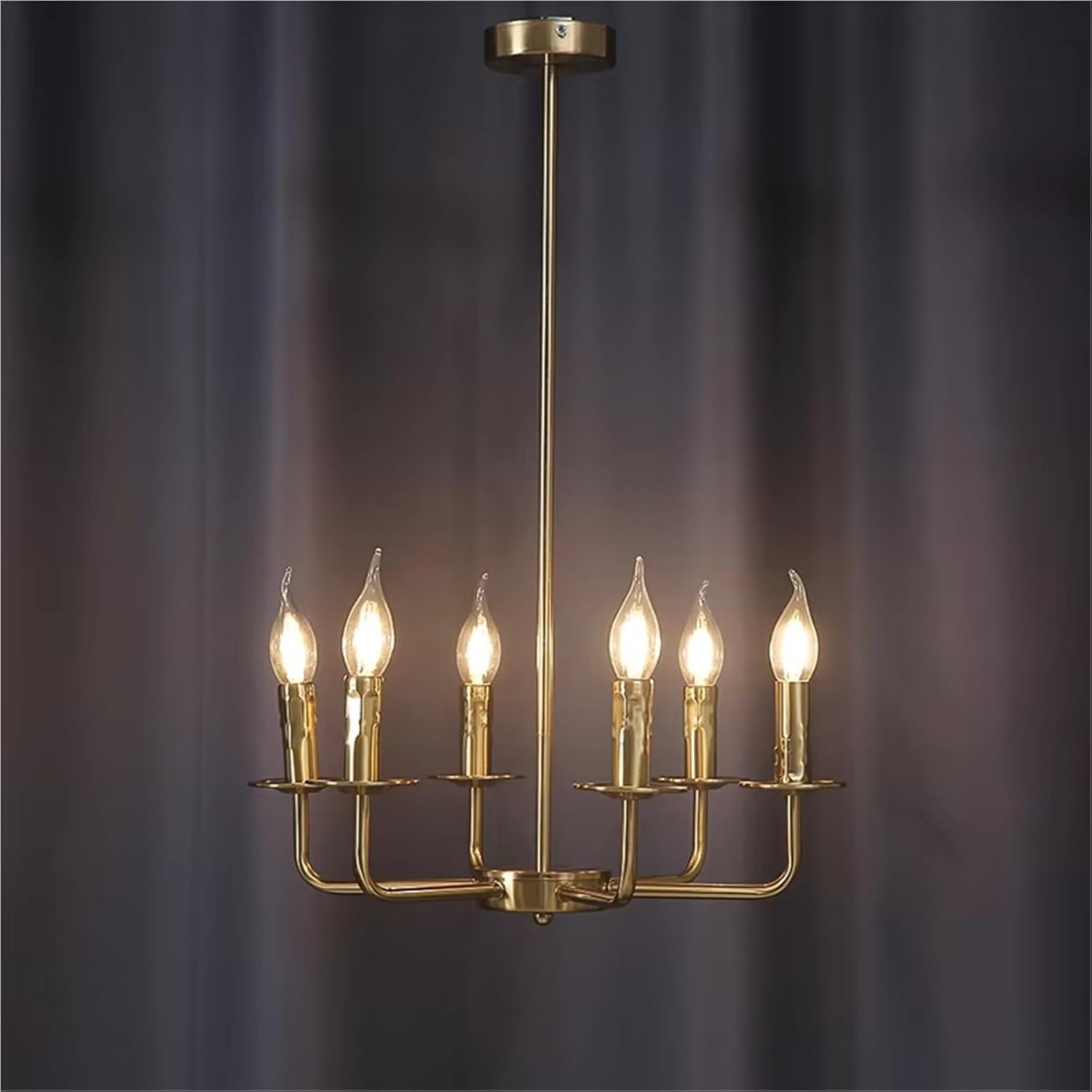 Modern Simple Chandeliers American Iron Art Chandelier Lights Creative Dining Living Room Kitchen Lamp E14 Candle Light Fixtures,luminaire