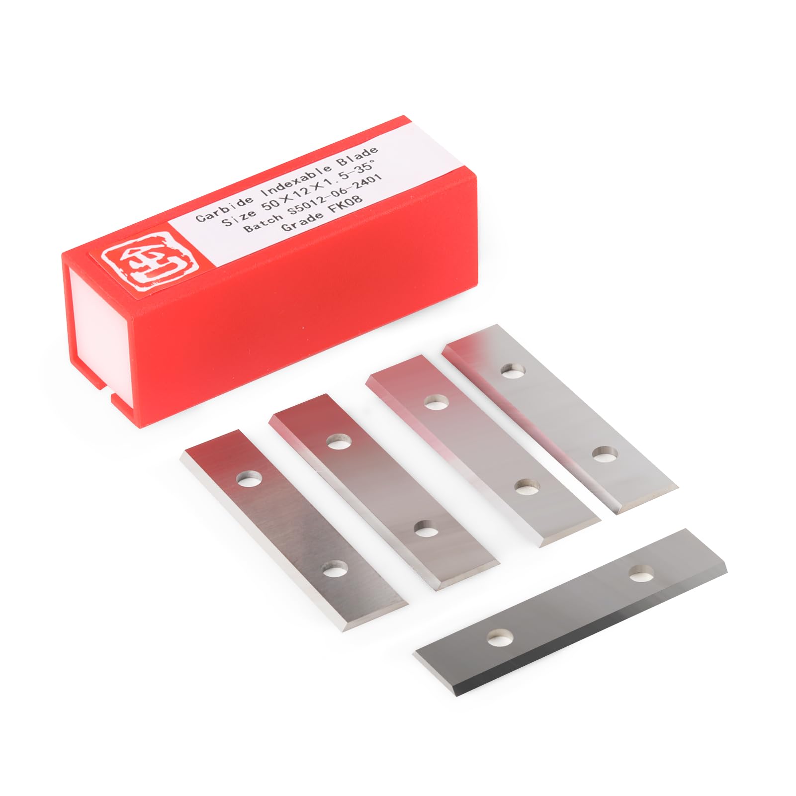 Inserti In Metallo Duro Per Frese - 10 Lame 50x12x1.5 Mm - Per Legno, PVC, Scanalature - Foto 2