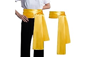 Grand Golden Guardian Satin Sash with Fringe