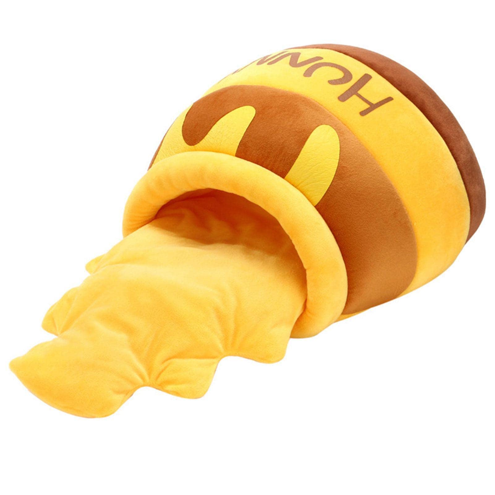 DEVZ Cat Bed - Honey Pot Nest Pet House Cat Bed for Indoor Cats | Fluffy Soft Pet Cat Cave Bed Pet Nest, Winter Cat Supplies for Indoor Cats