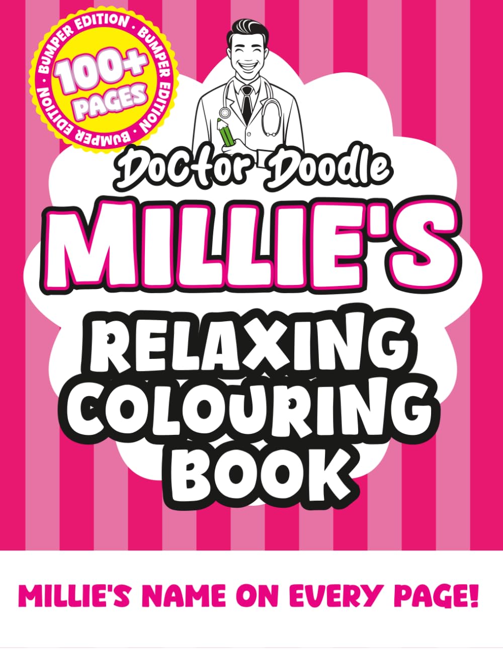Millie's Relaxing Colouring Book: Relaxing Patterns and Illustrations for All Ages (Relaxing personalised colouring books)