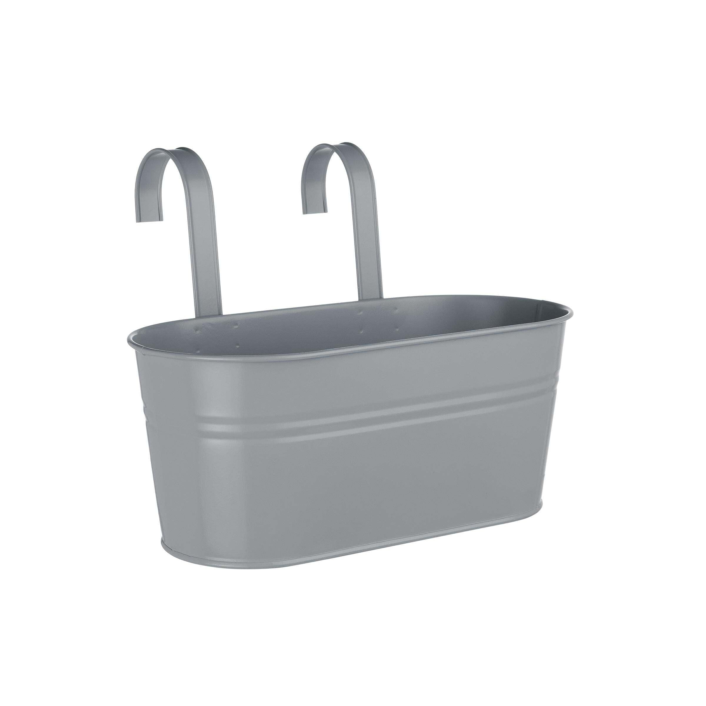 KINJOEK Verzinkte Metall-Eimer 16-tlg. - 11,4x13,9 Cm, Kleine Blumentöpfe Mit Griff