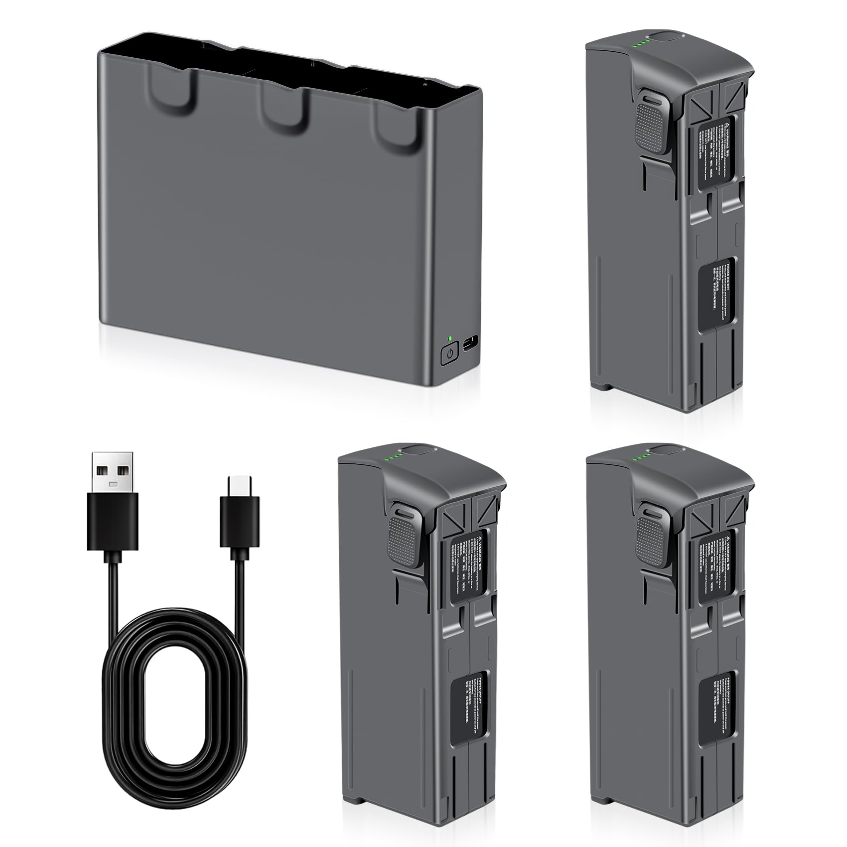Amazon.com: JHTC Avata 2 Intelligent Flight Battery 3-Pack 2150mAh