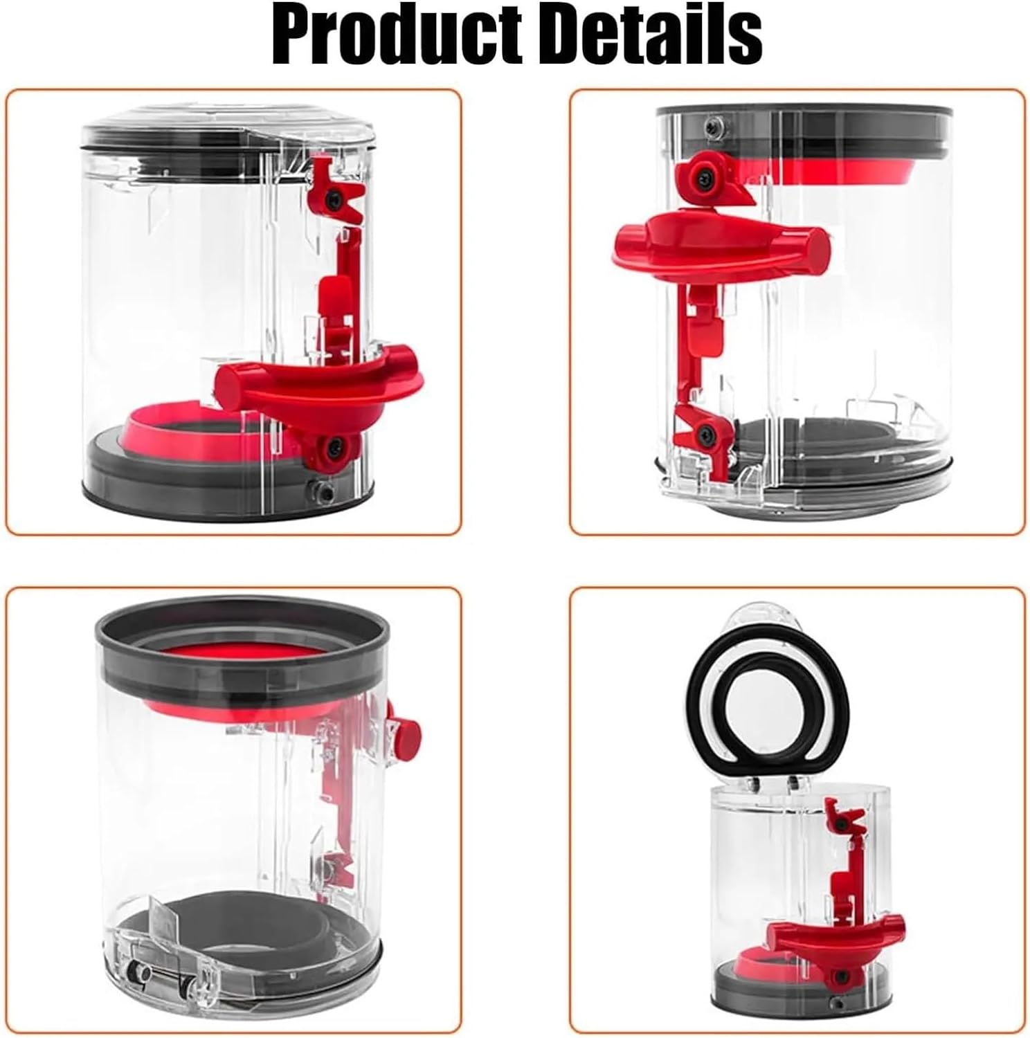 Compatibie for Dyson V10 V12, Vacuum Cleaner Accessory Trash Bin Replacement