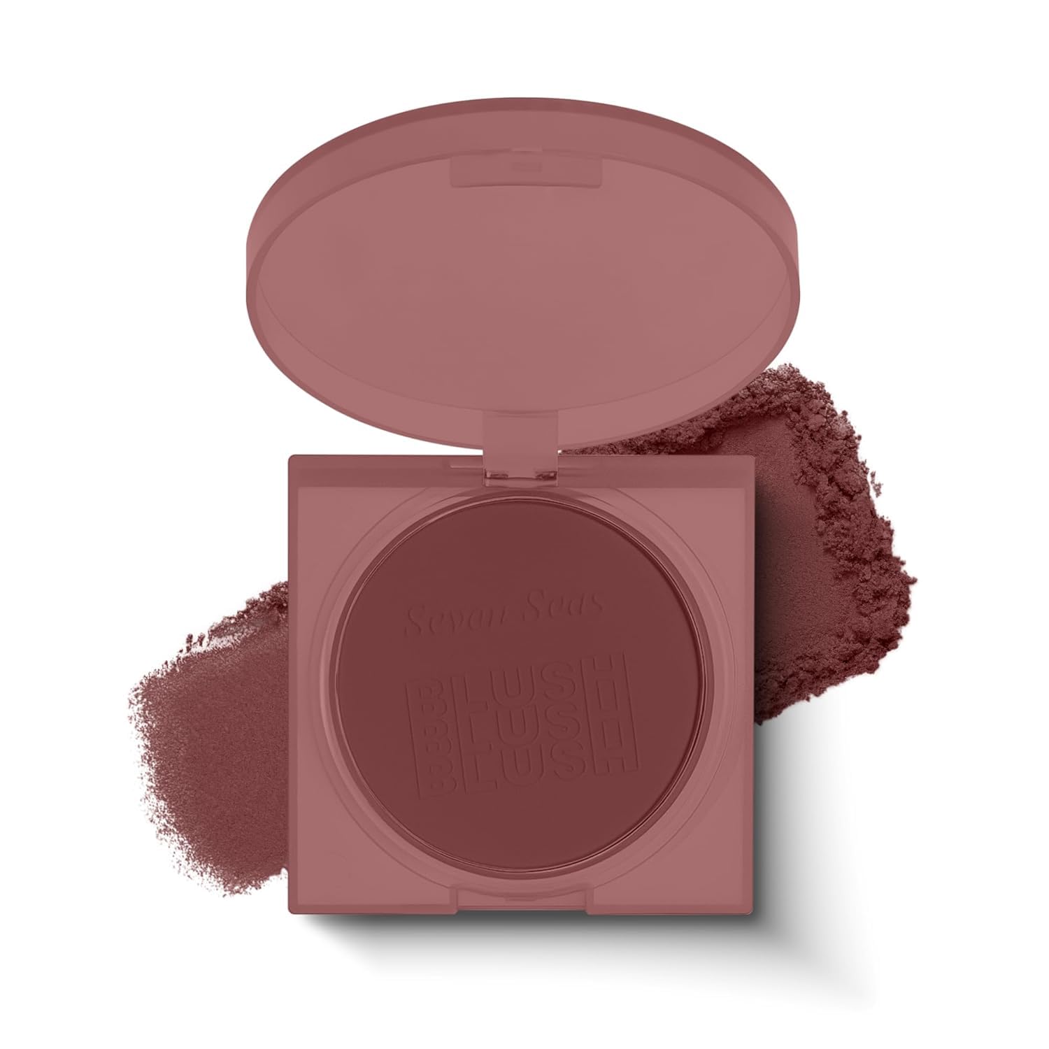 and Eyeshadow Palette | Highly Pigmented Blusher With Brush Inside | Matte Finish | Easily Blendable | Travel Size | Long Lasting and Lightweight Blusher and Eyeshadow Palette for Women (06-Garnet)SH-7711-SS-image-46