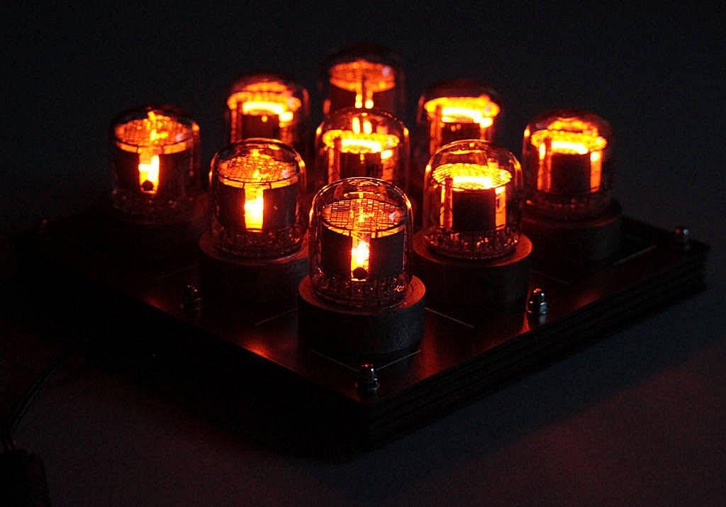 Nixie OXO board DIY Kit, round IN-7 Nixies Included