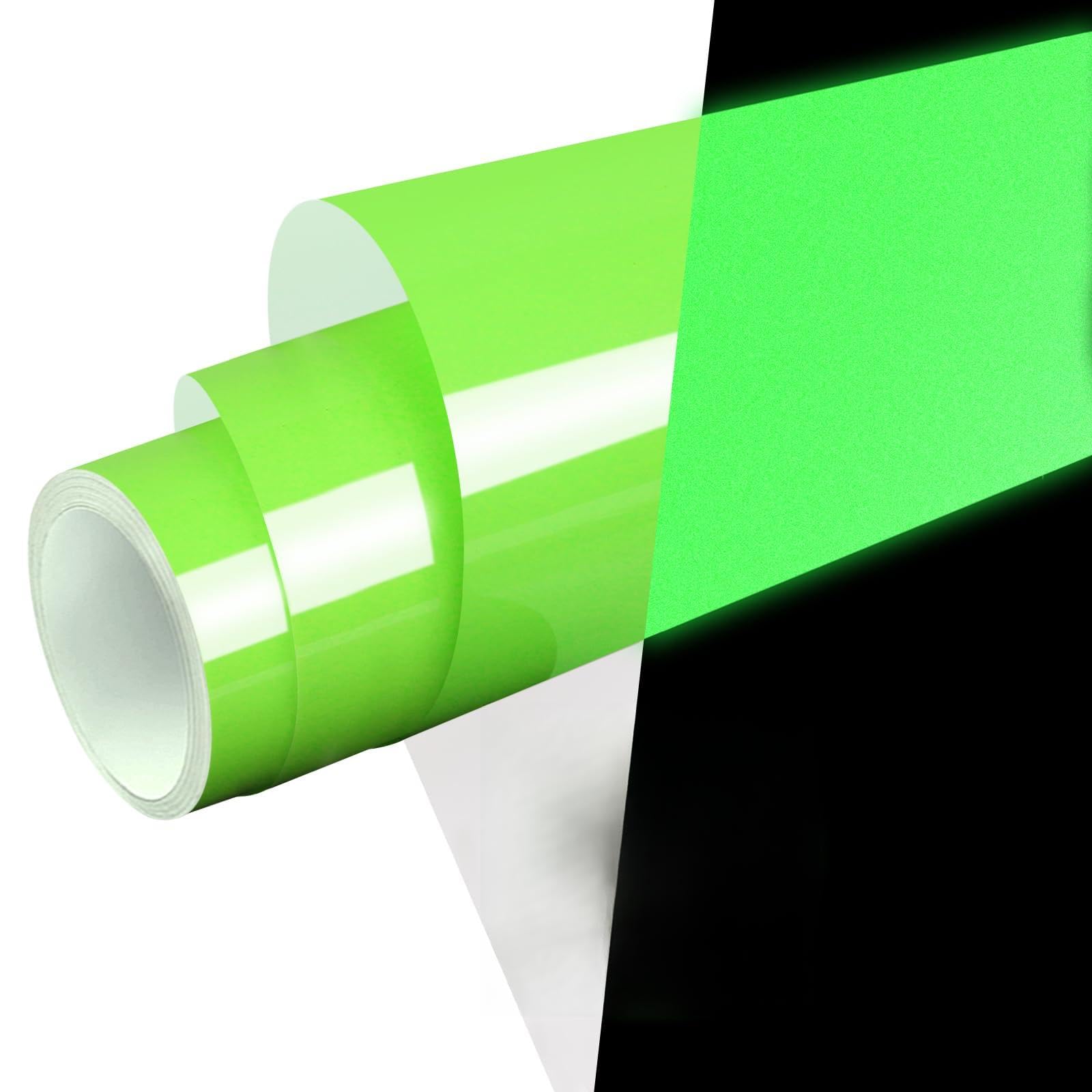 Amazon.com: WRAPXPERT Glow in the Dark Permanent Vinyl Roll, Lime
