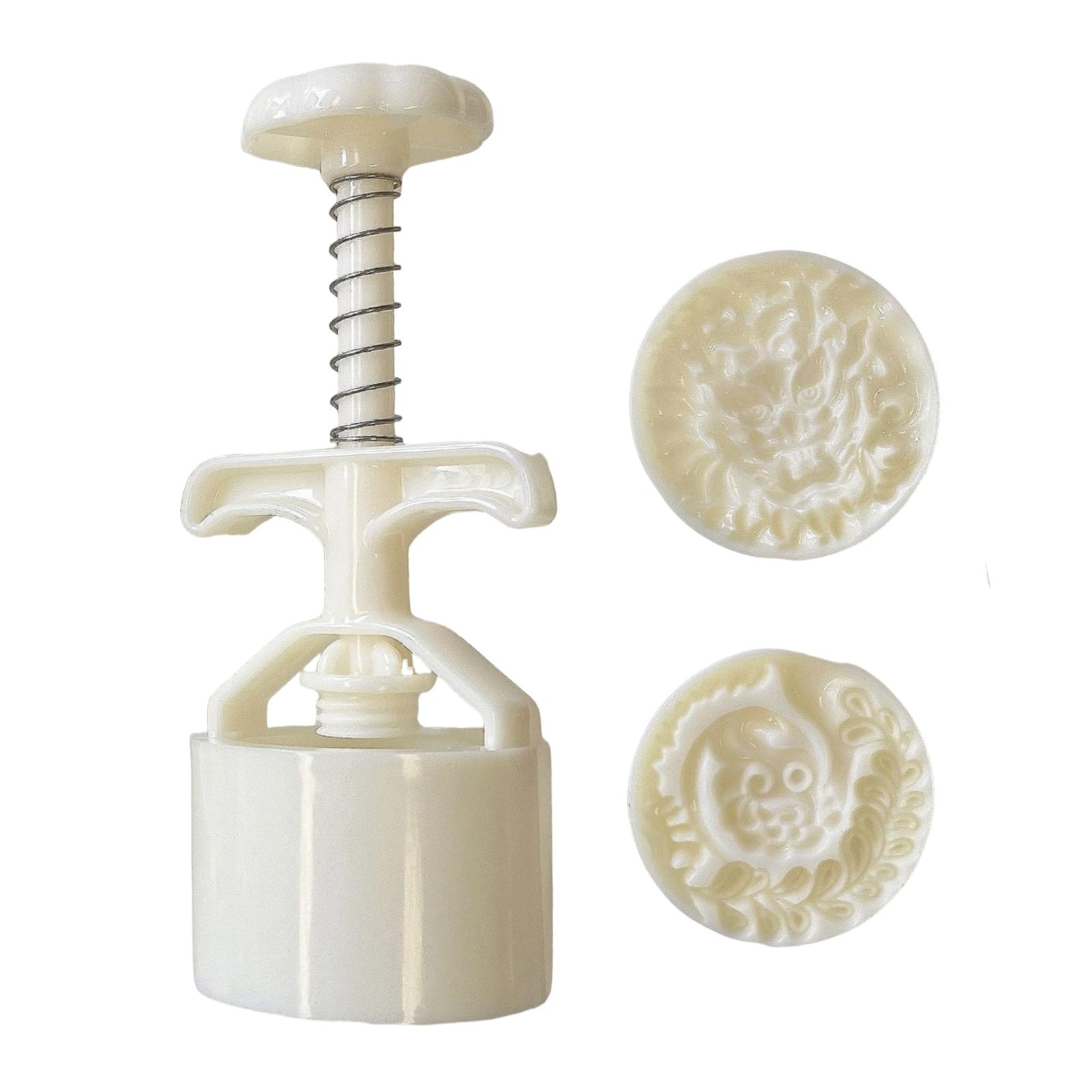 Kalttoy Skin Pastries Mold Hand Pressed Mold Festival Bean Pastes Cake Molds Dessert ABS for Cooking Lover Baking Tool