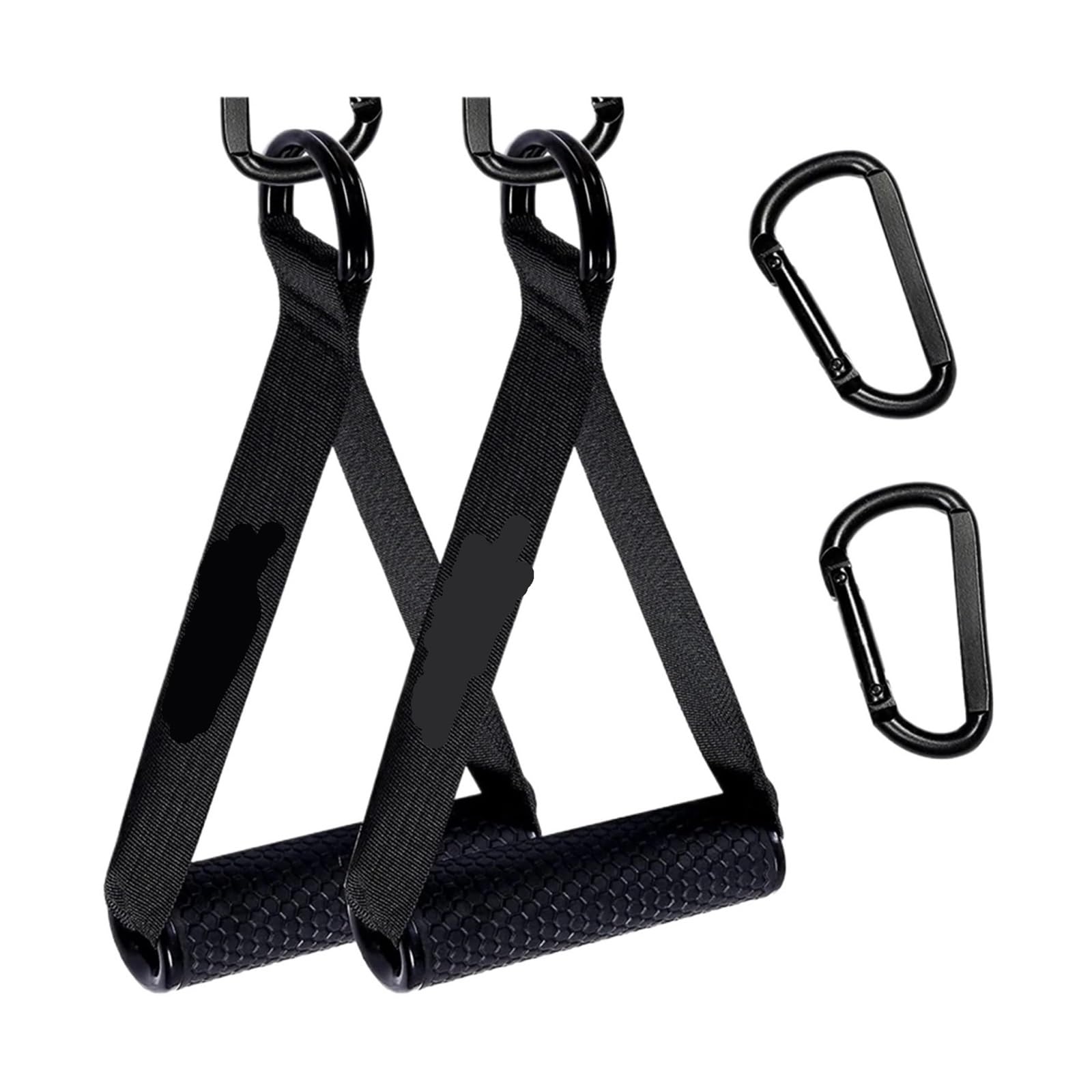 Maniglia Attacco Cavo Palestra Fasce di Resistenza Fitness impugnature for Esercizi Pesanti Maniglie da Palestra (Color : with Buckles)