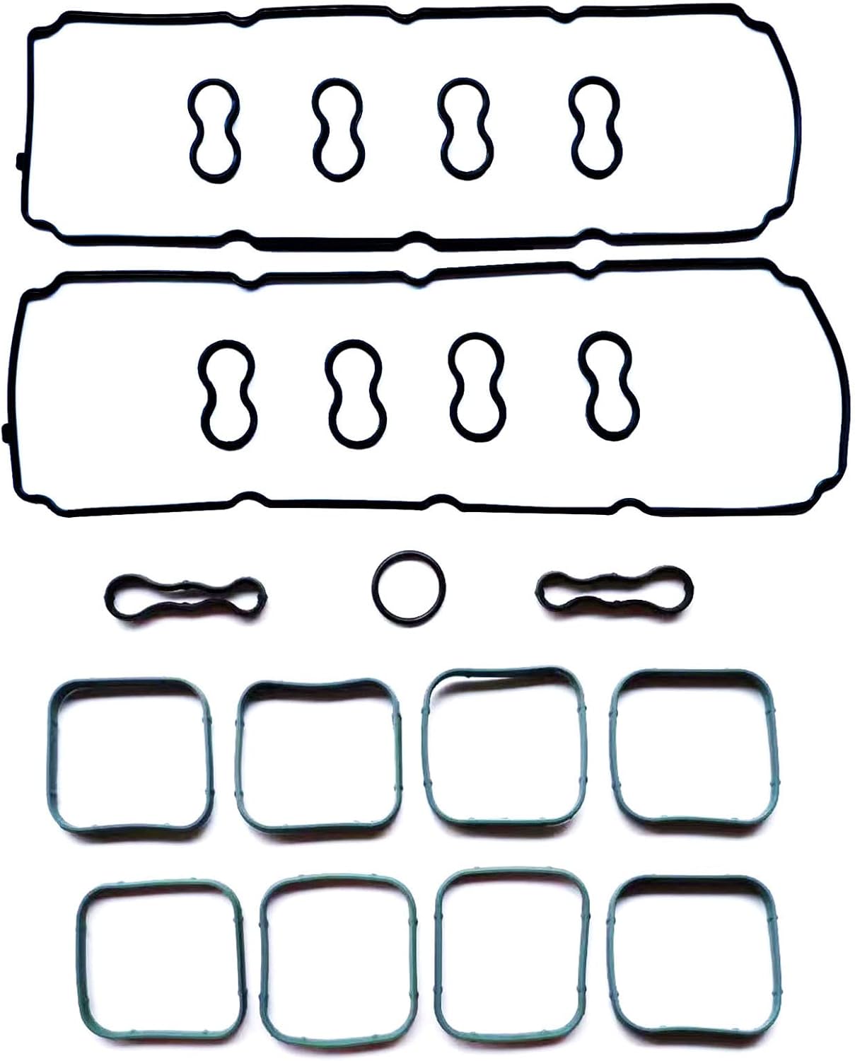 WODOFO GDR Valve Cover Gasket Set, Intake Manifold Gasket