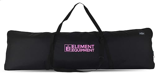 Miniatura 41 de Element Equipment Bolsa acolchada para snowboard, bolsa de viaje para snowboard Negro/Rojo
