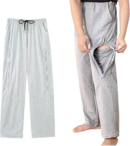 Pantalones de enfermería para pacientes con fístula,Pantalones de algodón para bolsas de orina después de la cirugía,Las bolsas de drenaje se pueden