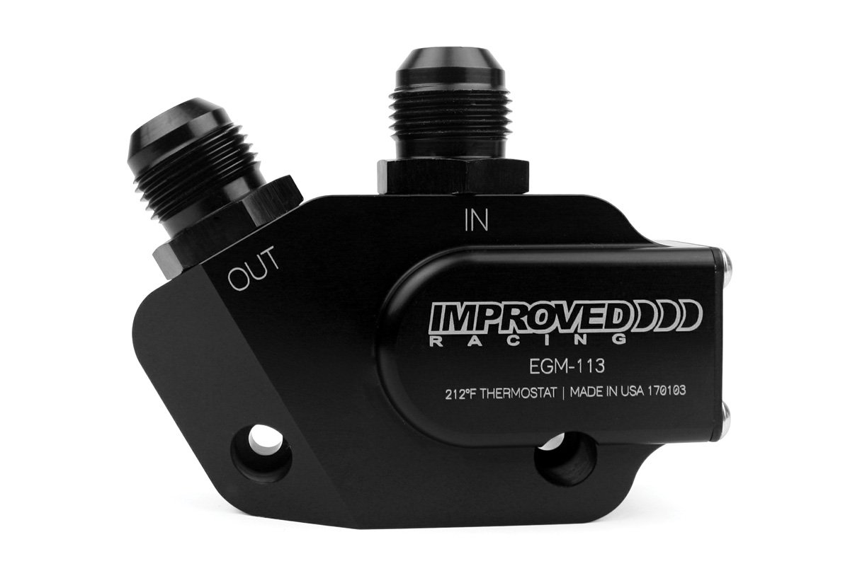 Buy Improved Racing EGM112T6 LowProfile 200F Oil Cooler Thermostat