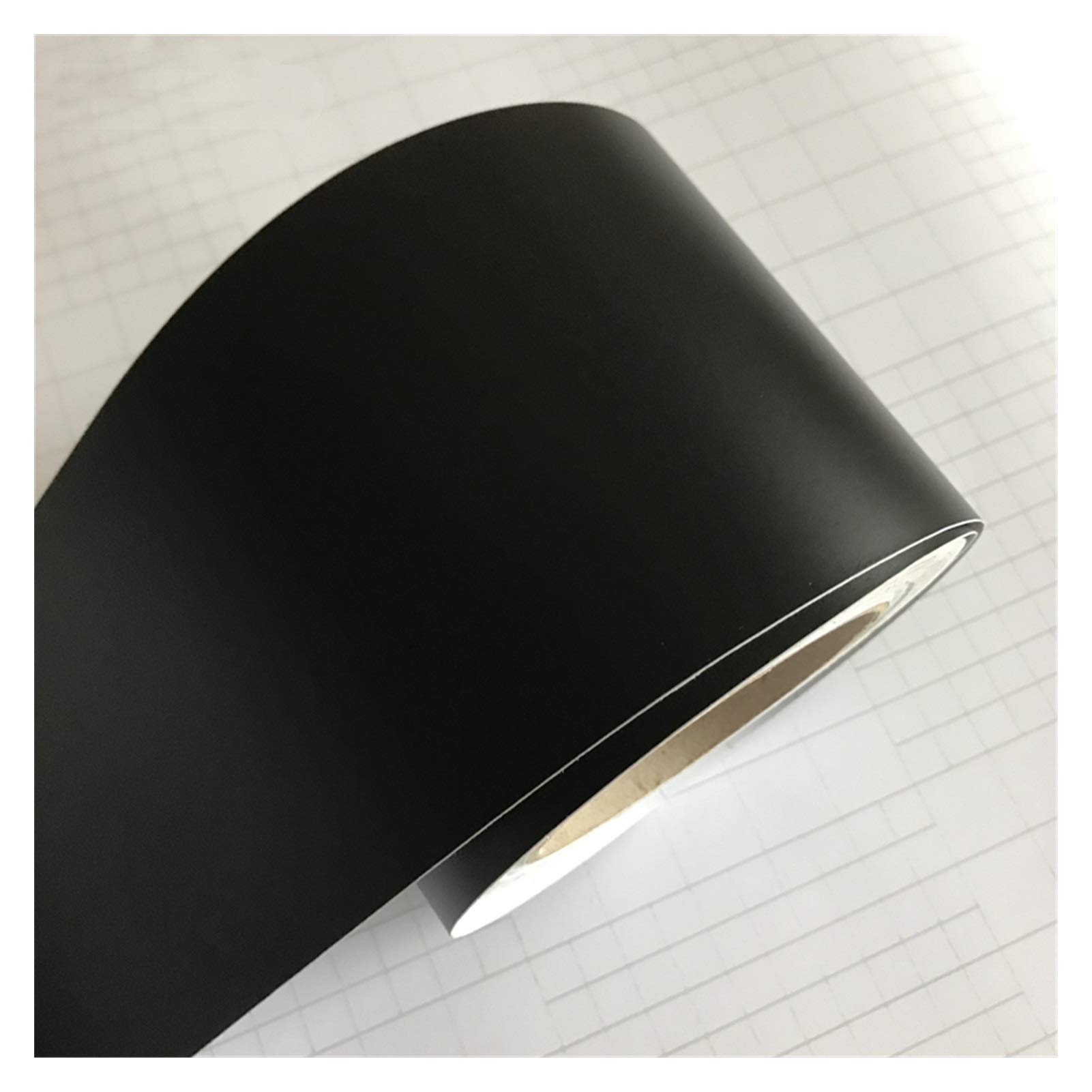 Pellicola Wrapping 10x100 / 150/200/300 / 500CM Nero Opaco dell'involucro del Vinile Autoadesivo Rilascio dell'Aria Bubble Car Styling Membrana Sticker Decal Film