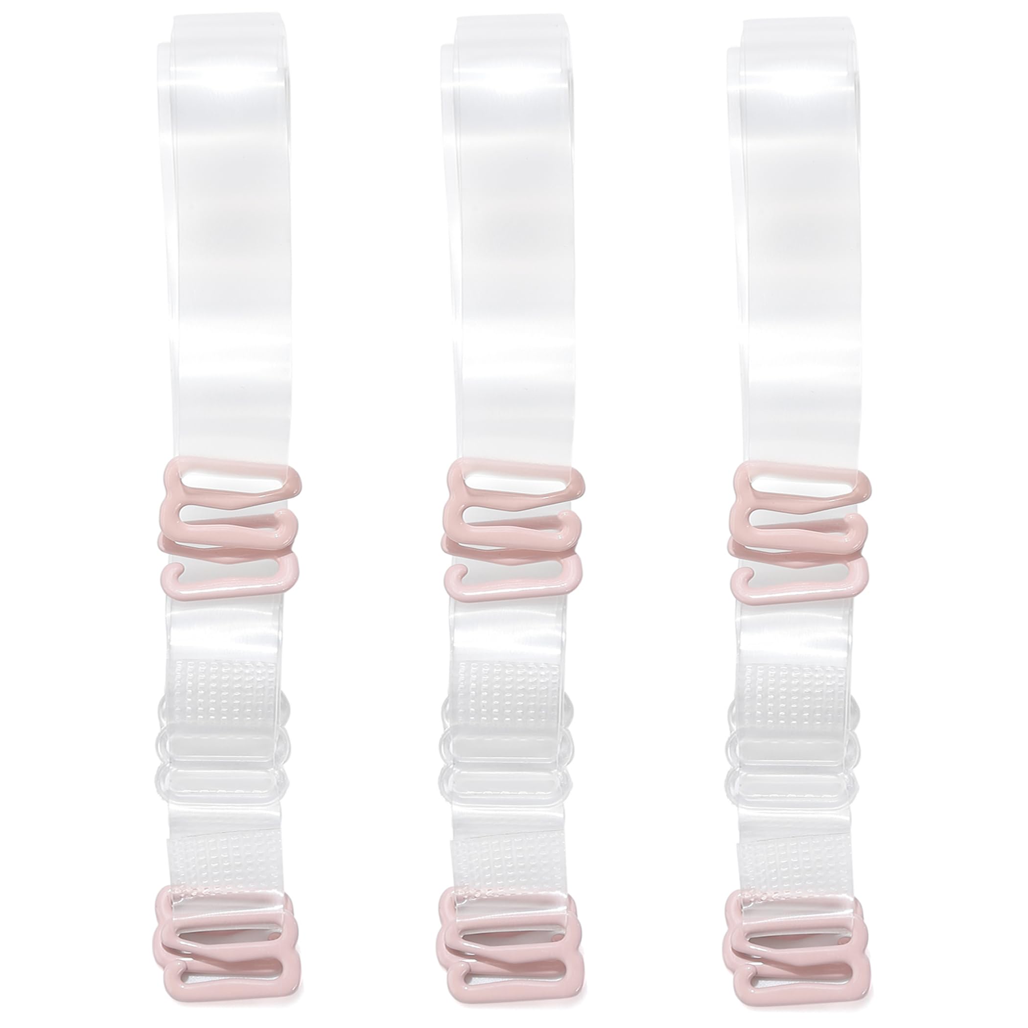 3 Pairs Bra Strap Replacement Elastic Adjustable Removable Multi Color