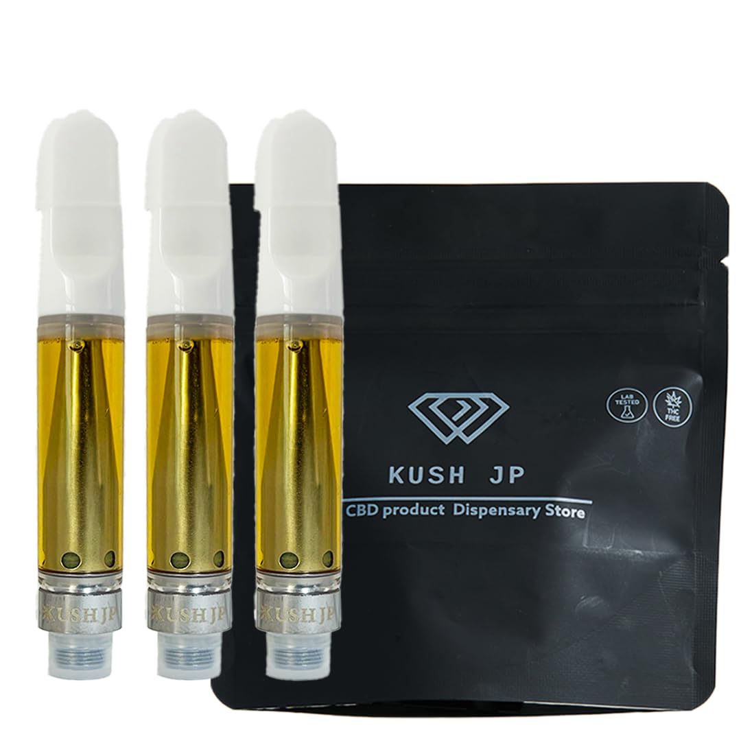 KUSH JP CBD/CBG/CBNリキッド 高濃度90% 3本セット 510規格エアフロー