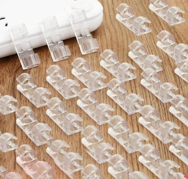 Biktarvy Self-Adhesive Wire Organizer Cable Management Clip Desktop Cord Hook with 3M Foam (Transparent, Pack of 60) (B0CRLBPPTS) Amazon Price History, Amazon Price Tracker