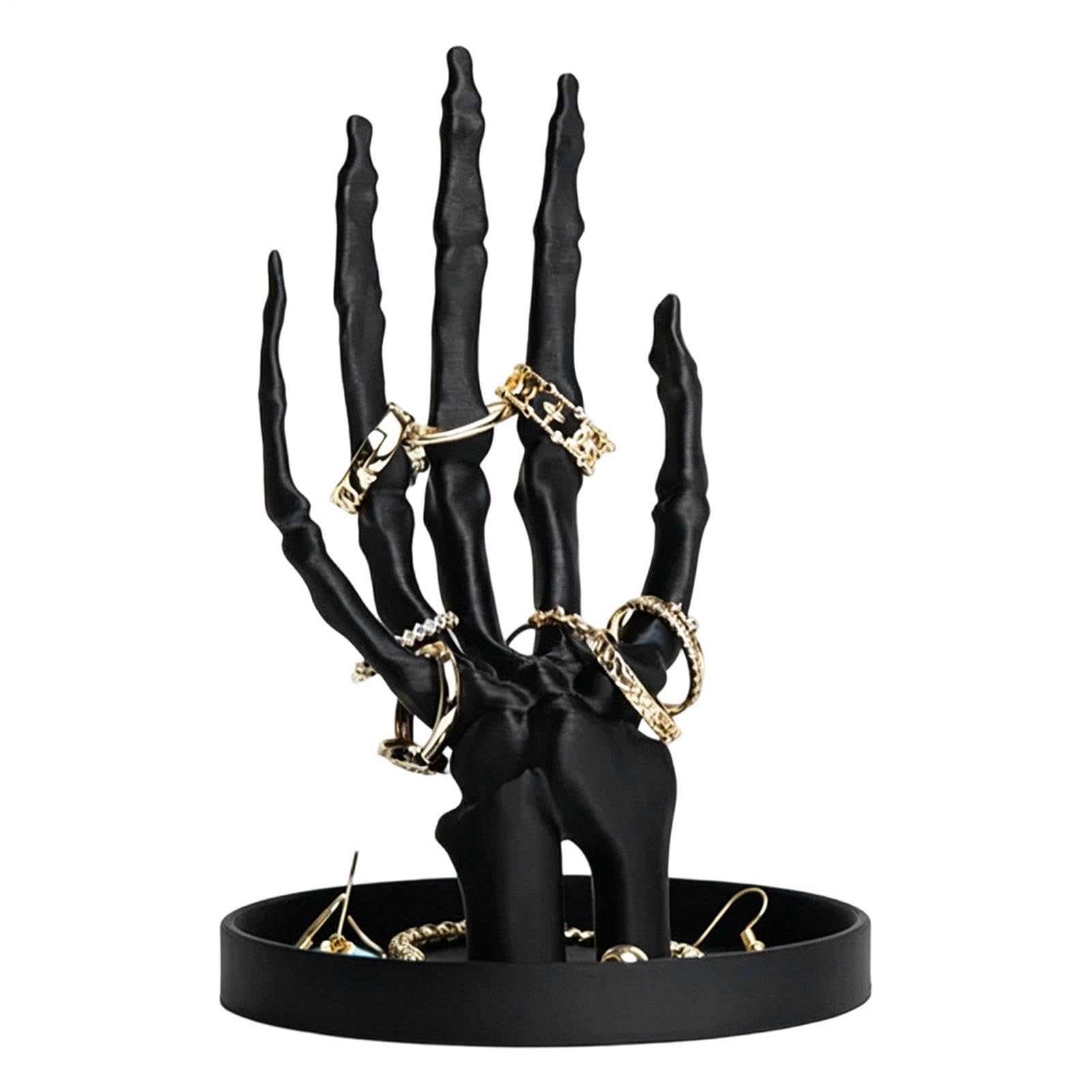 Organisateur pour boucles d'oreilles gothique sur table de nuit et chevet