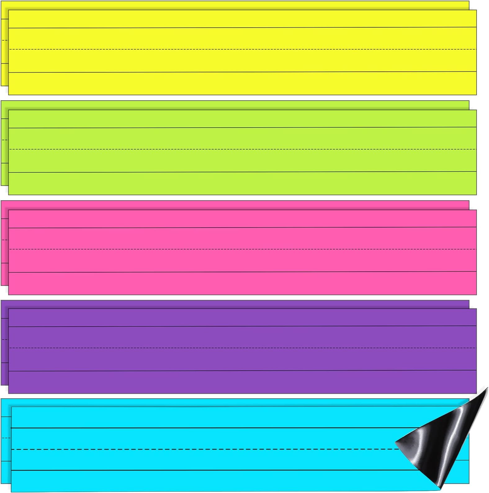 Lincia 24 x 3 Inch Sentence Strips for Teachers