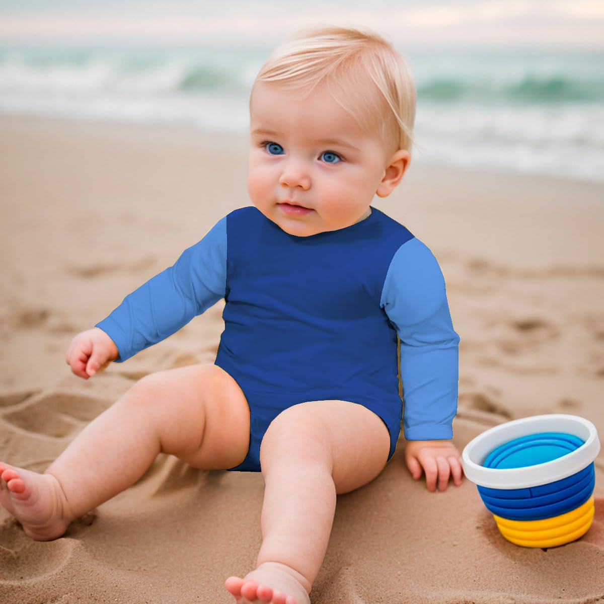 Body Bebê Manga Longa Infantil c/Boné Térmico Proteção Solar UV 50+ Banho Praia Piscina em promoção! Veja a oferta e mais achadinhos de Bebês 5 Hoje é o melhor dia para comprar Body Bebê Manga Longa Infantil c/Boné Térmico Proteção Solar UV 50+ Banho Praia Piscina com aquele preço maroto! Promoção! Aproveite a oferta! 5