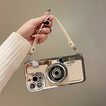 iPhone - takecoochan Amazon.com: QoKcoahn 3D Vintage Camera Phone Case with Hand