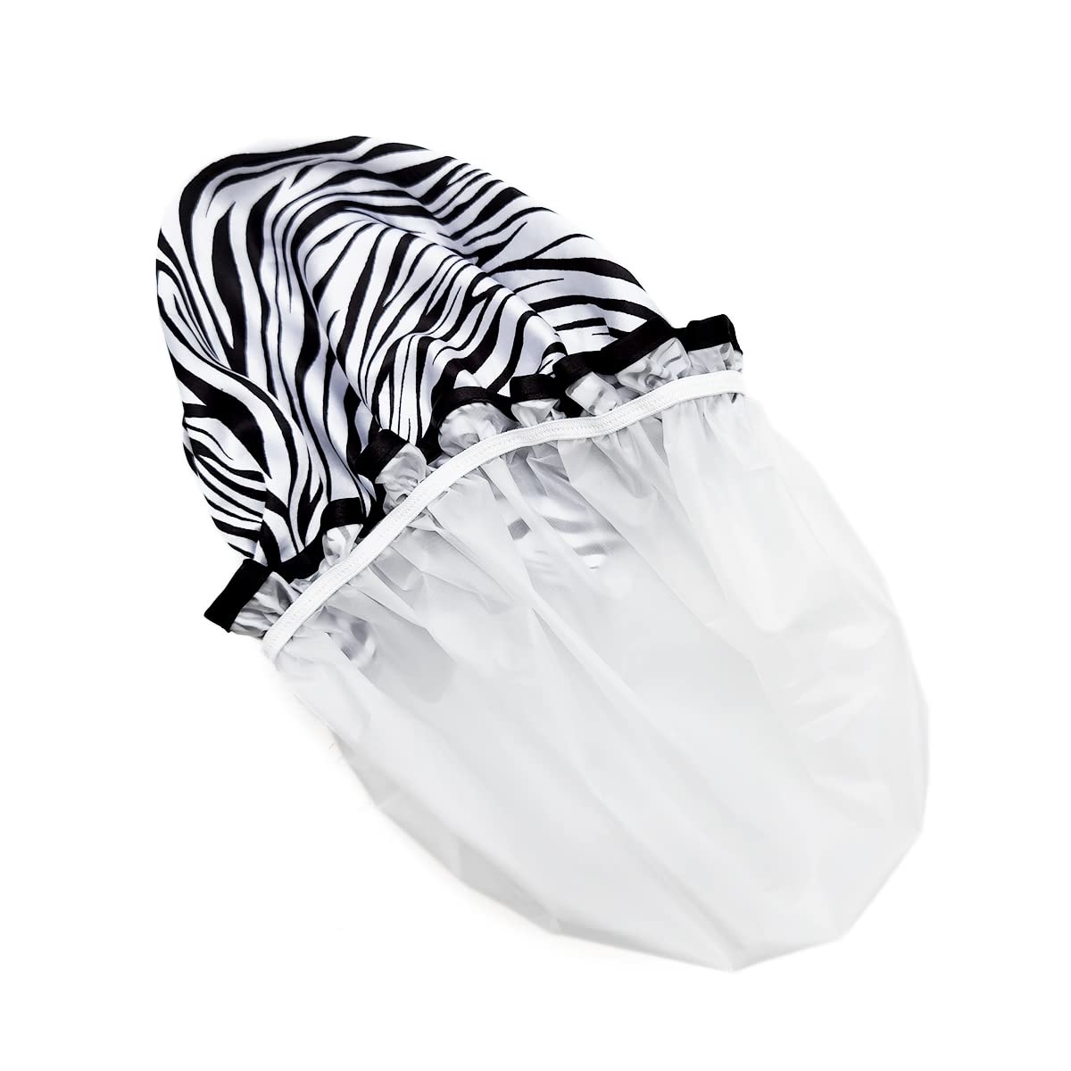 Shower Cap, 3 Packs Waterproof Reusable Bath Caps for Women Hair, Double Layers Elastic Shower Hat Hair Protection : Beauty & Personal Care