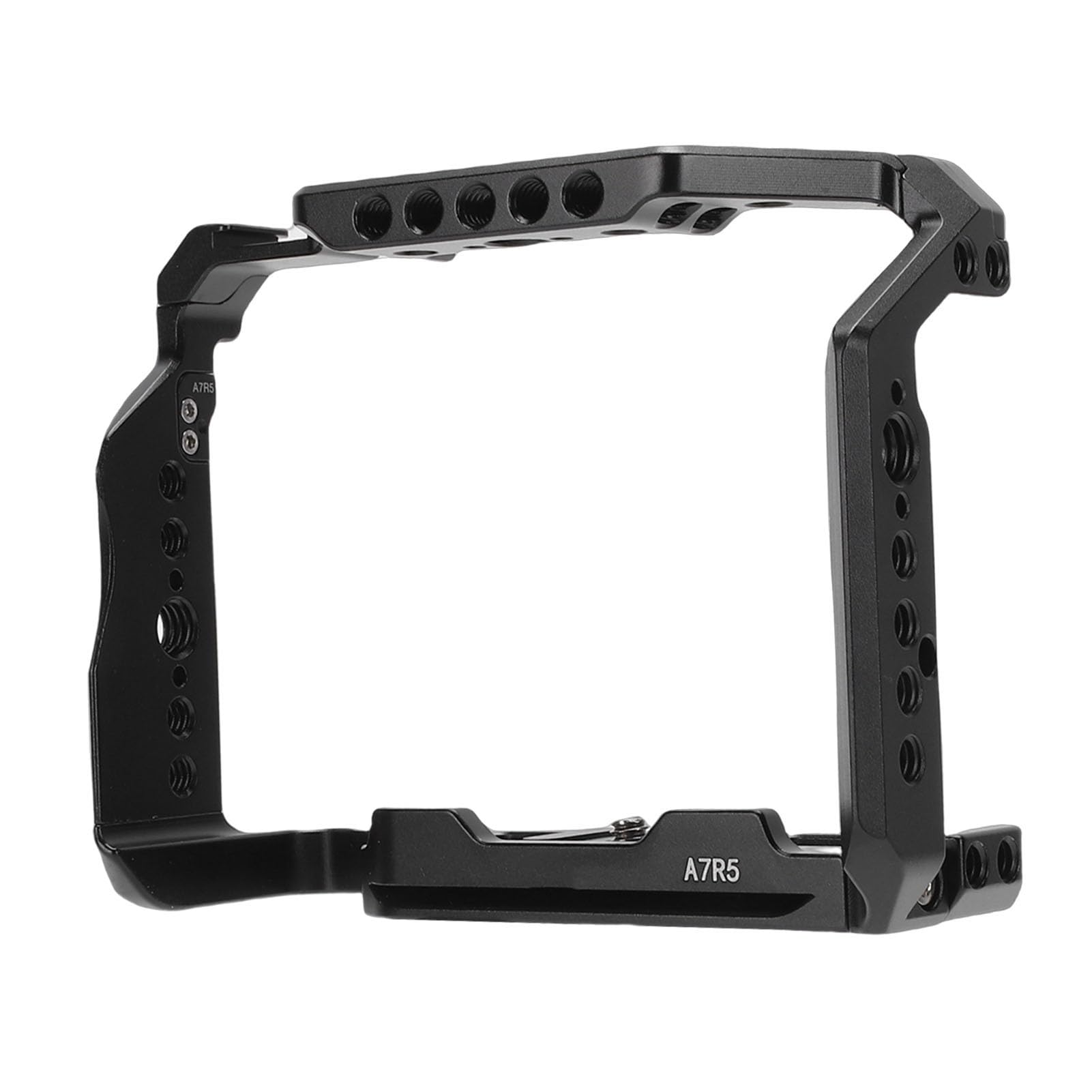 Jaula de Cámara de Metal para A7R5, Marco de Extensión de Jaula de Cámara de Aleación de Aluminio Ranura de Liberación Rápida Arca Incorporada con Zapata Fría Orificio de