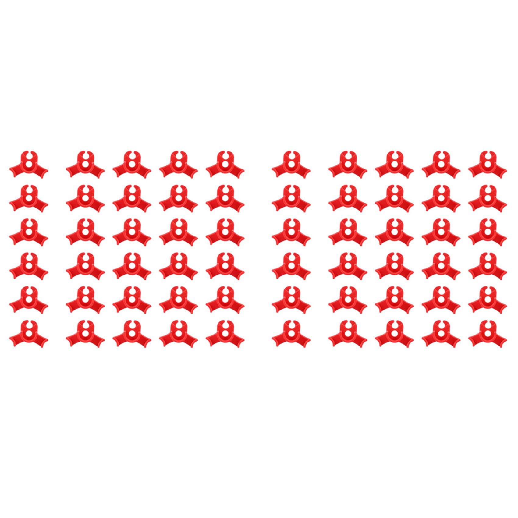 Jnchdghwa Red 60 Pack Plant Bender Angle Adjustable Plant Training Clips Low Stress Training Clips 90 Degrees Plant Stem