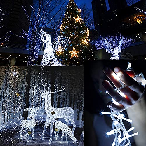 Image of 12 Meter LED Pixel String Light 40 ft for Diwali, Christmas Home Decoration. Heavy Duty Copper Led Pixel String Light Rice String(White)-Pack of 1