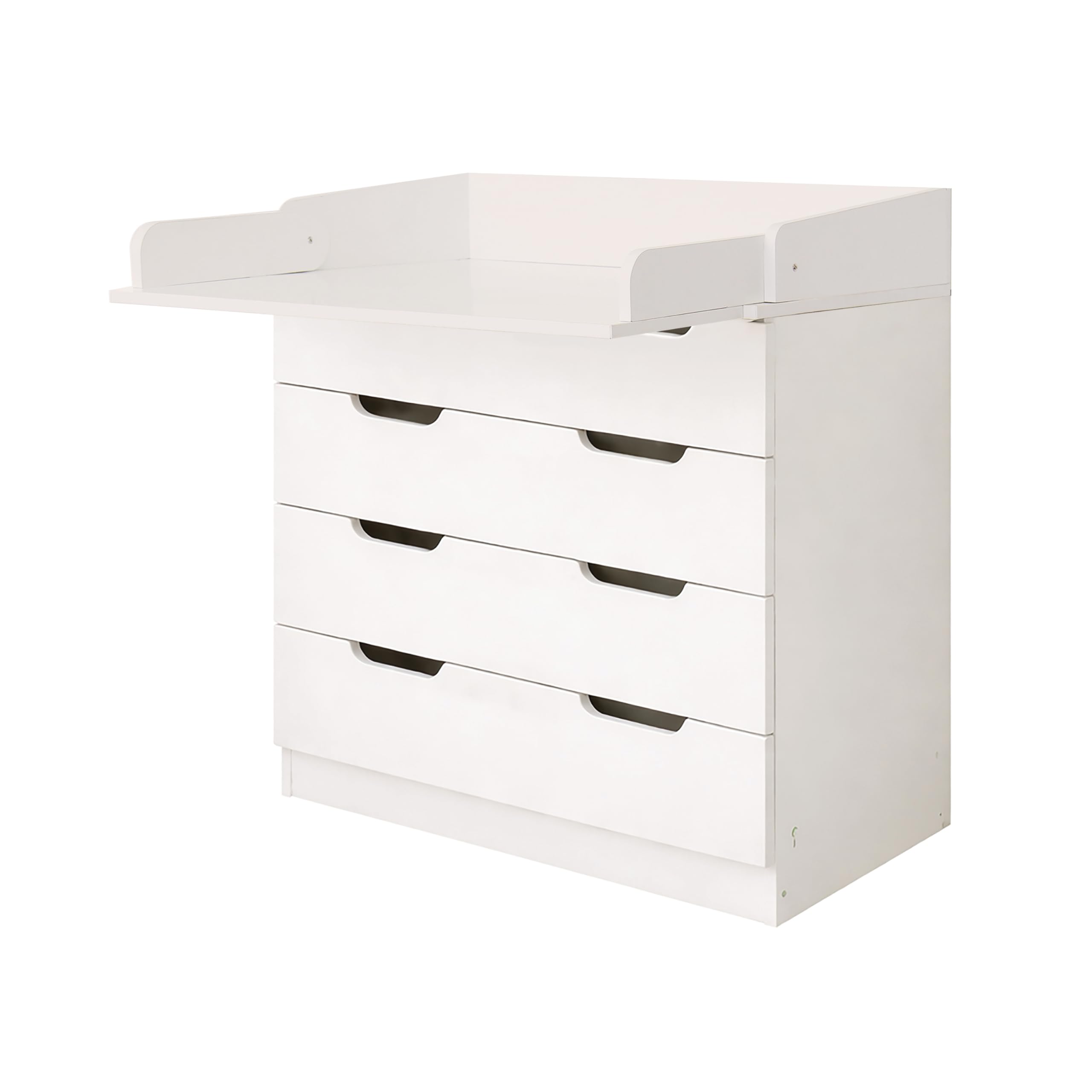 Kidsaw Baby Changing Table with Drawers - White - 4 Drawer