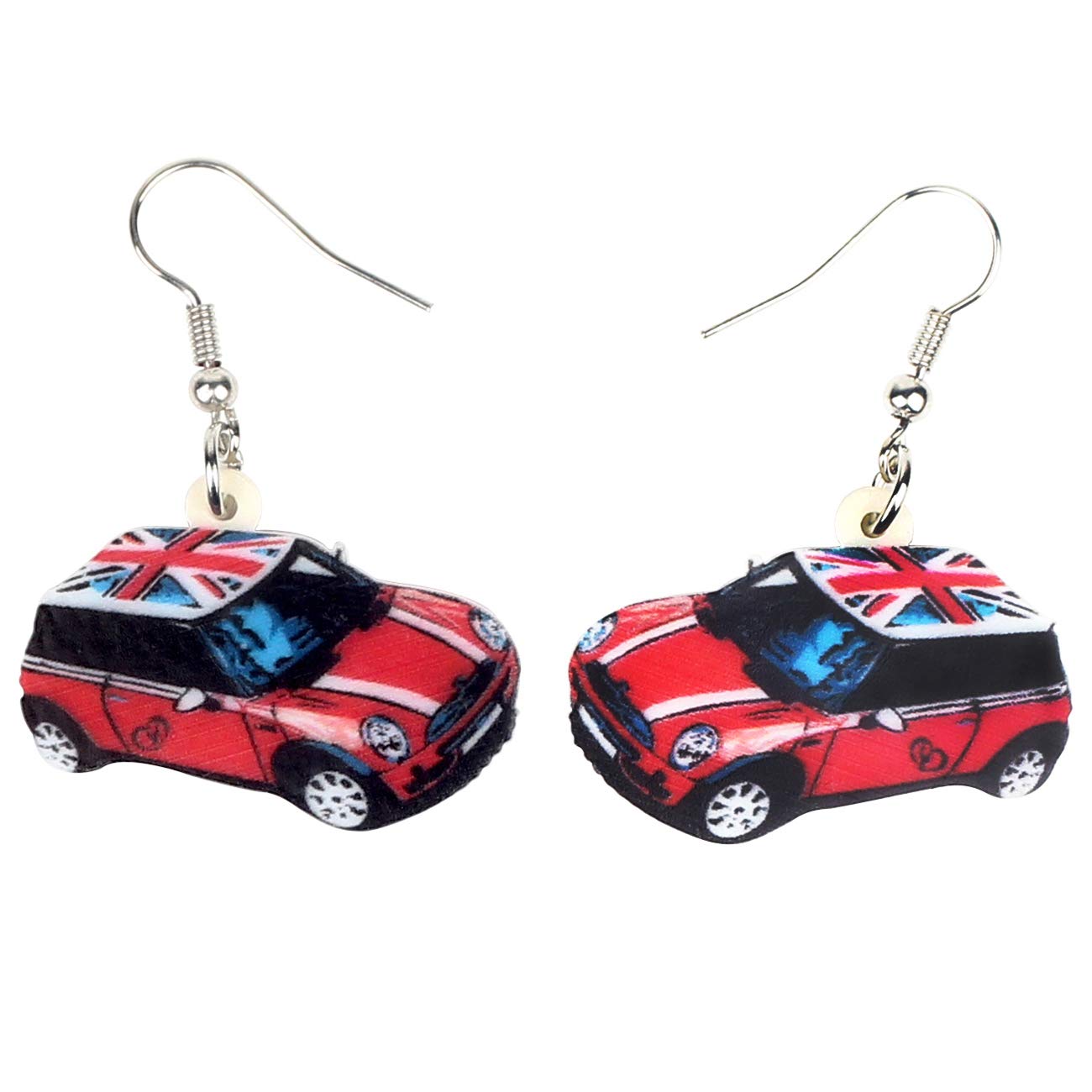 Acrylic Novelty Beetle Car Earrings Camper Truck Dangle For Women Fashion Car Accessories Jewelry Charm Gift