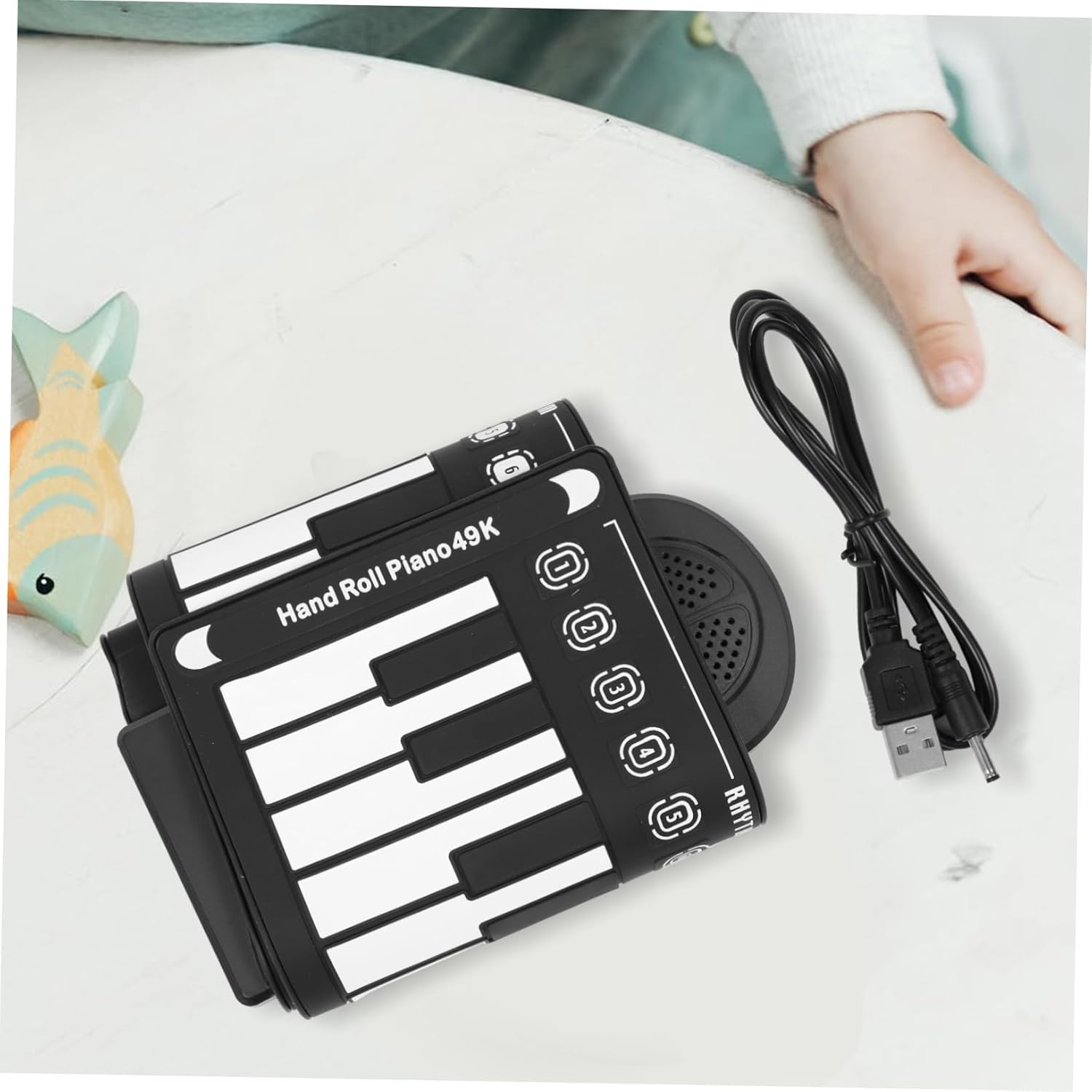 Yardwe Portable Piano for Music Instrument with Built Sounds Lightweight Design for Easy Carrying and Fun Music Learning