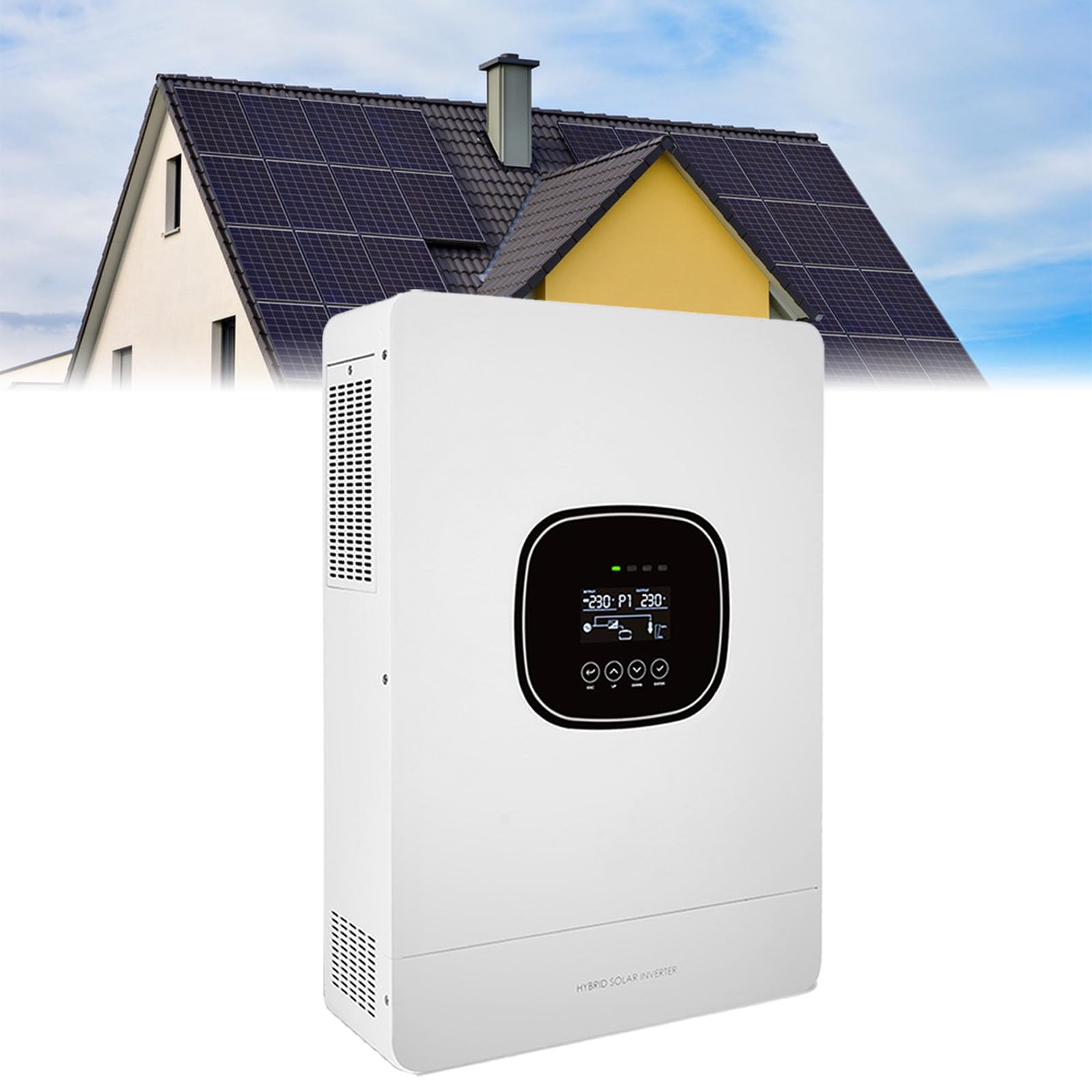 Hybrydowa ładowarka inwerterowa solarna o mocy 6000 W, wbudowany kontroler MPPT, obsługa BMS, rozwiązanie zasilania poza siecią dla akumulatorów 48 V