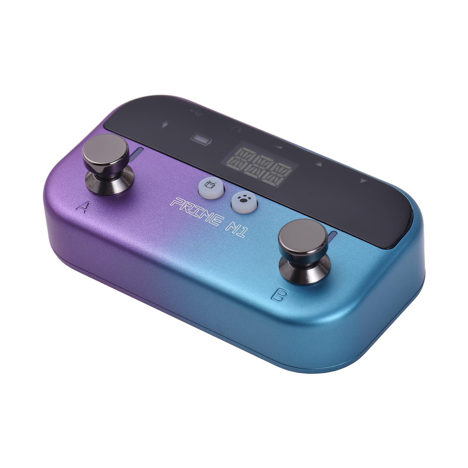 Yctze Processeur Multi-Effets MOOER Pédale de Guitare et Basse avec 128 Effets de Guitare, 21 de Basse, 40 Modèles et Batterie Rechargeable