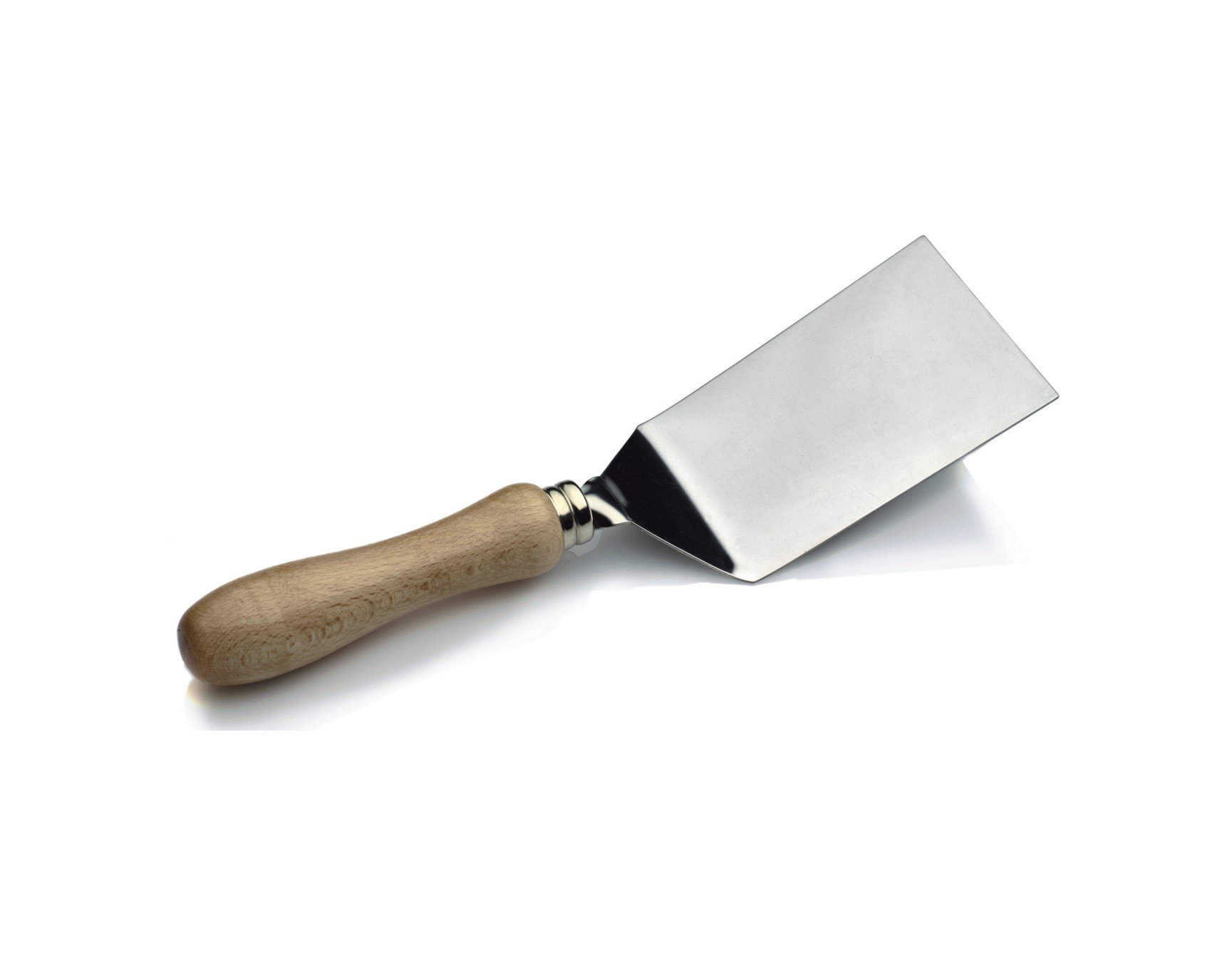 Pelle lasagne serveur manche en bois marron argenté lot de 12 ustensiles cuisine